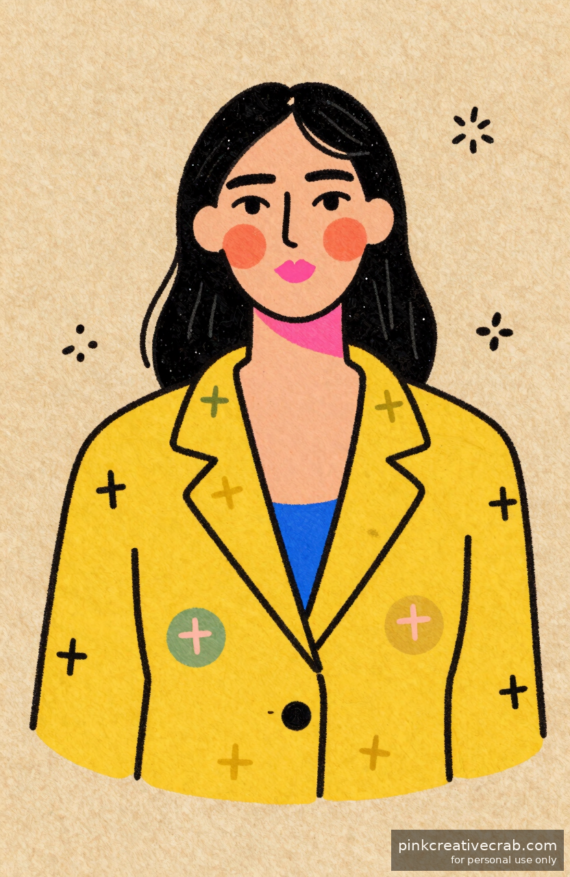 The Yellow Blazer Portrait With Cross Plus Symbols That Is Your New Favorite Thing to Draw
