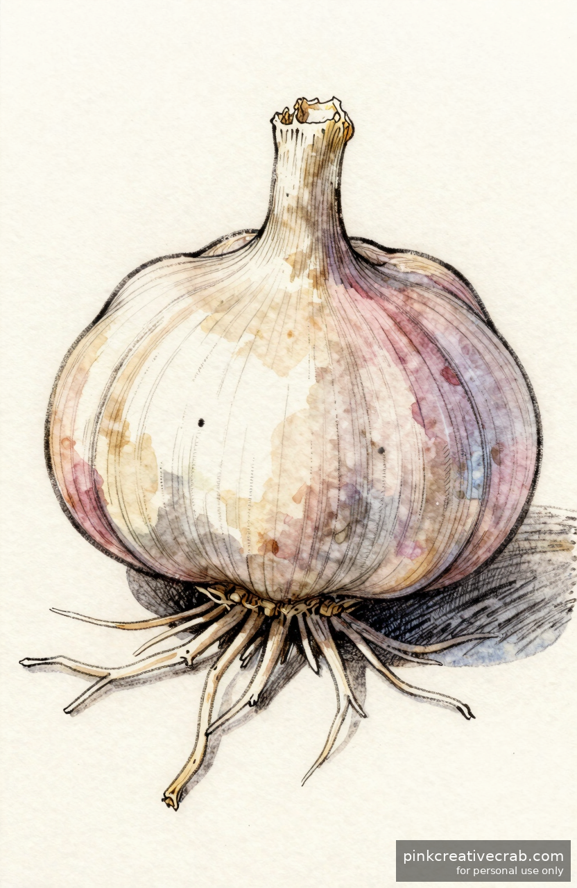 Garlic Has Never Looked This Dreamy on a Sketchbook Page