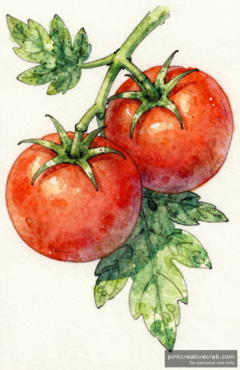 The Secret to a Perfect Tomato Drawing (It Is Easier Than You Think)