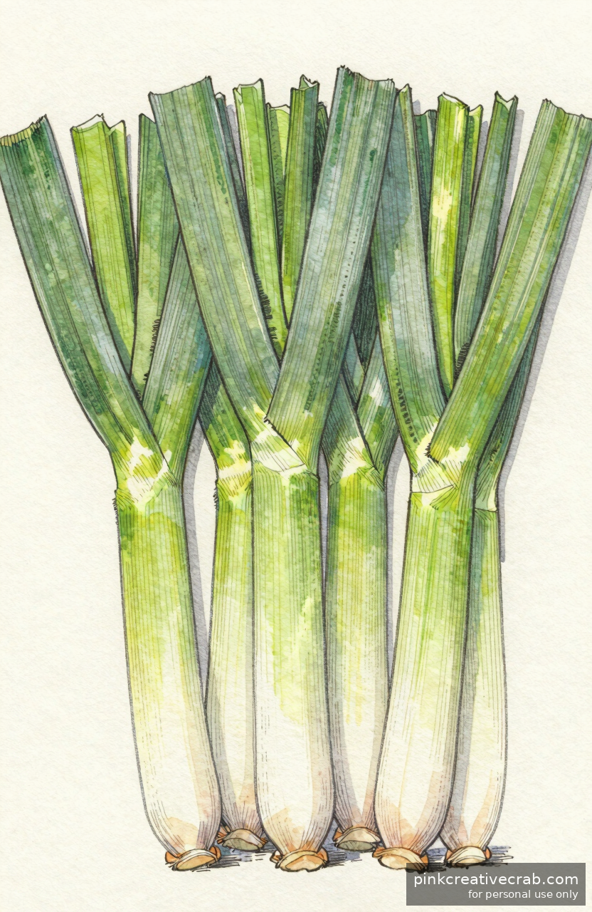 Leeks Are the Underrated Hero of All Beginner Vegetable Paintings Ideas