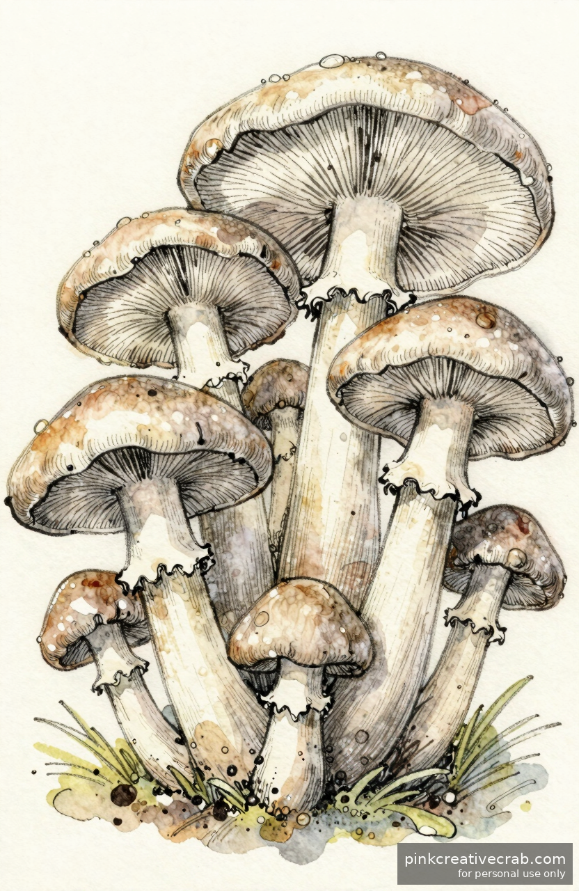 You Have Never Seen a Mushroom Look This Magical in Pencil