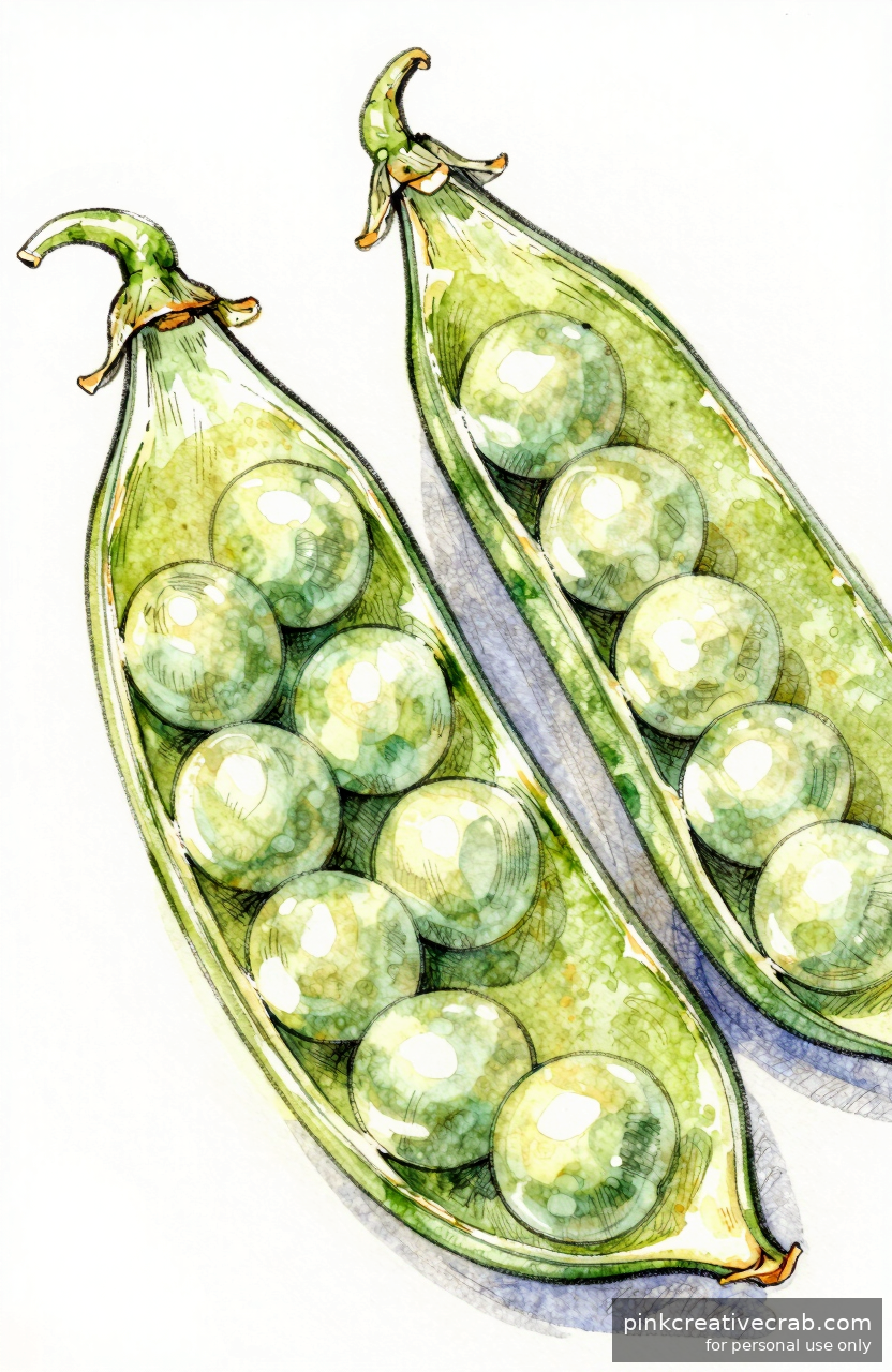Peas in a Pod — Possibly the Most Irresistible Sketch You Will Ever Try