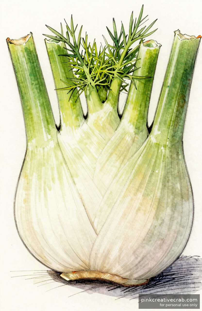 Fennel Is the Whimsical Vegetable Your Sketchbook Has Been Missing