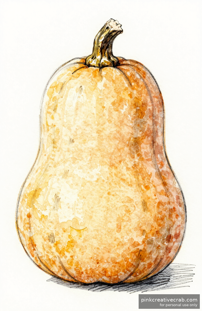 Butternut Squash Sketches Are Giving Warm Autumn Vibes and We Are Here for It