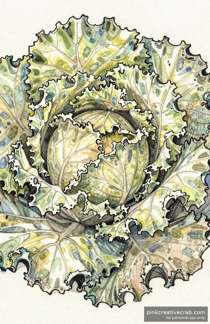 Kale Is Having a Moment — and Your Sketchbook Should Be Part of It