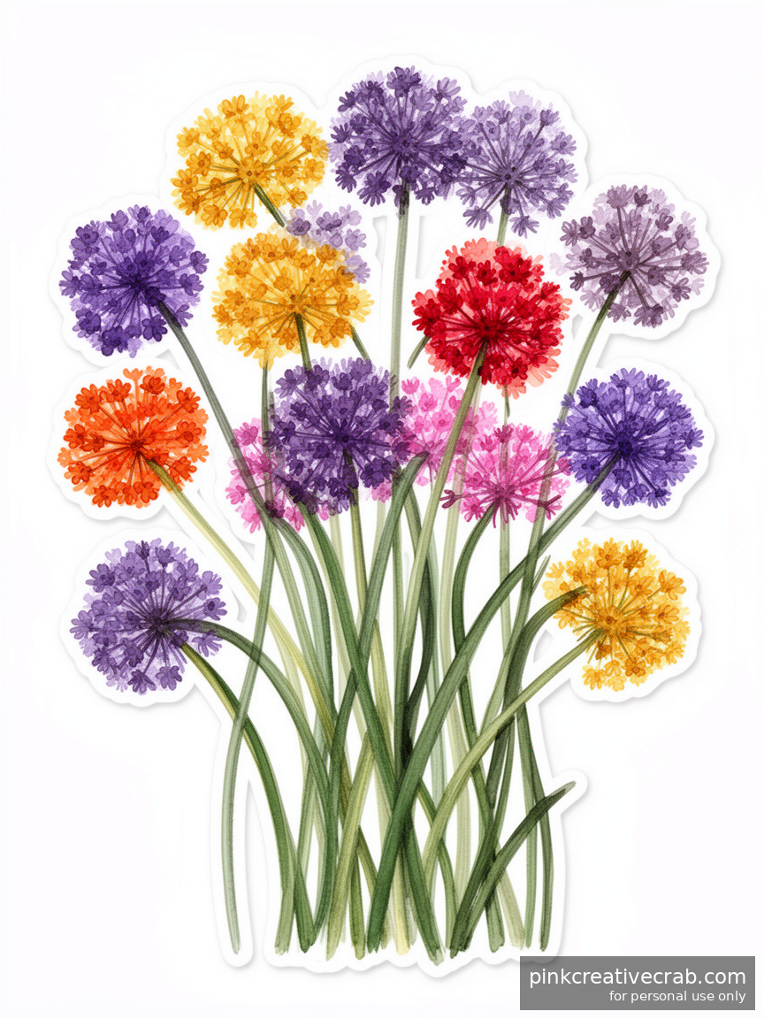 Effortless and Enchanting — the Purple Ball-Tip Branch You Need in Your Sketchbook