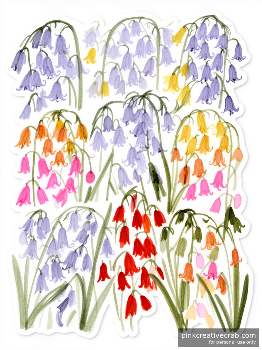 Cozy Lavender Bluebell Clusters Are the Flower Sketchbook Ideas You Did Not Know You Needed