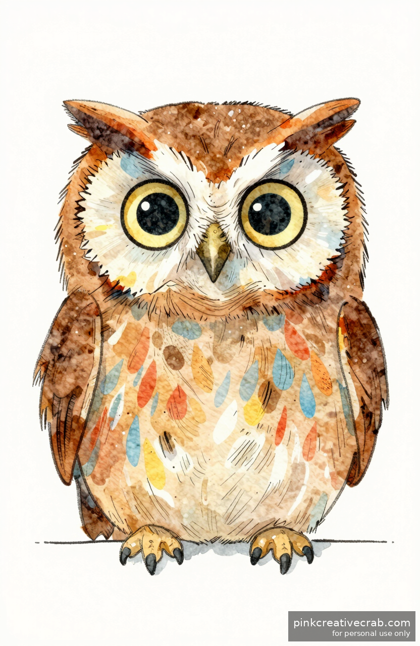 Tiny Blinking Owl
