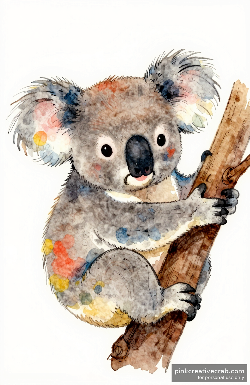 Snuggly Baby Koala
