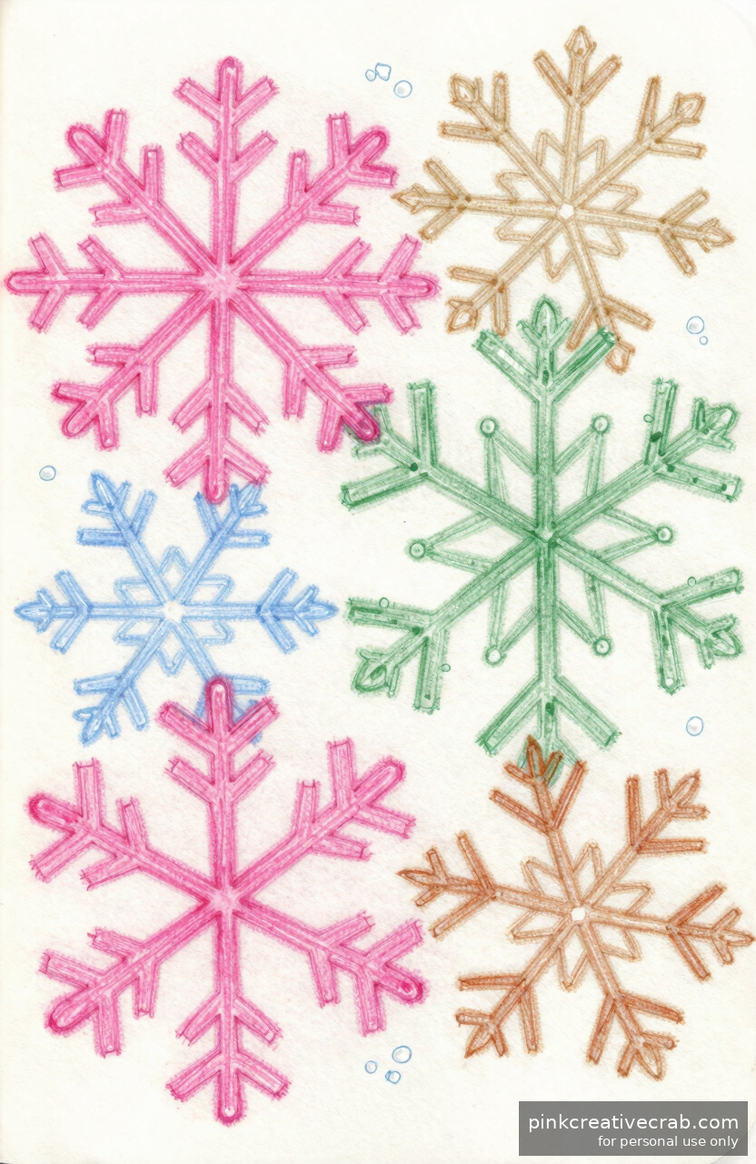 Delicate Snowflake Cluster