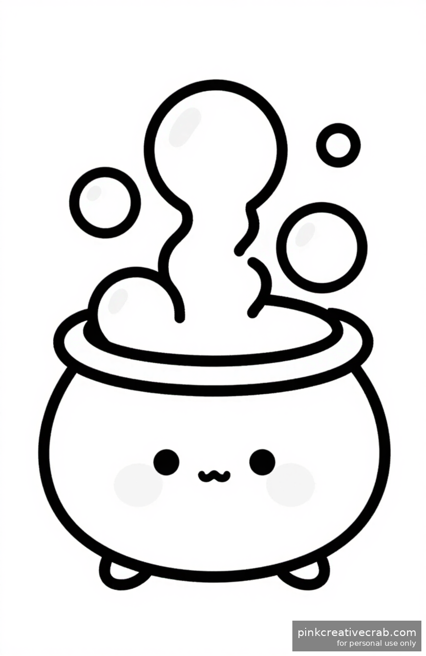 Bubbly Halloween Cauldron