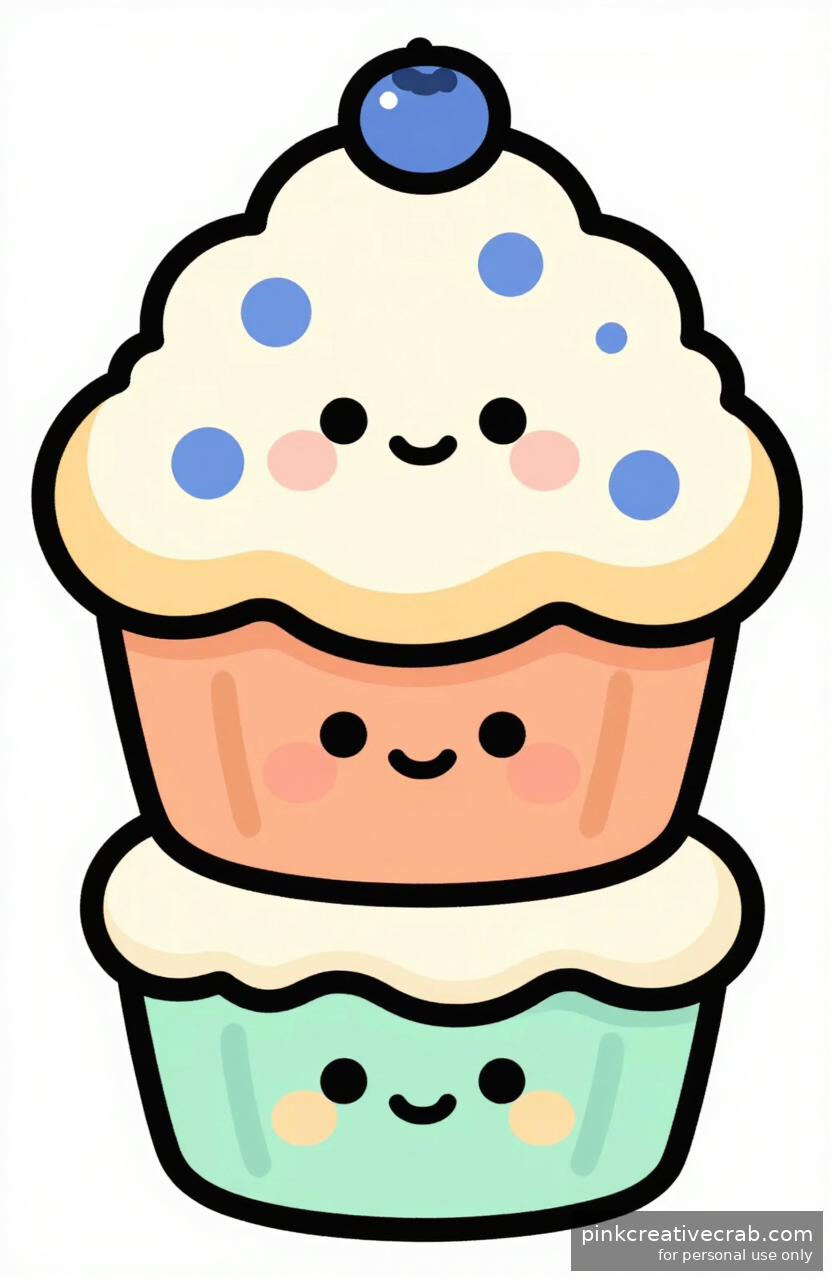 Round Blueberry Muffin