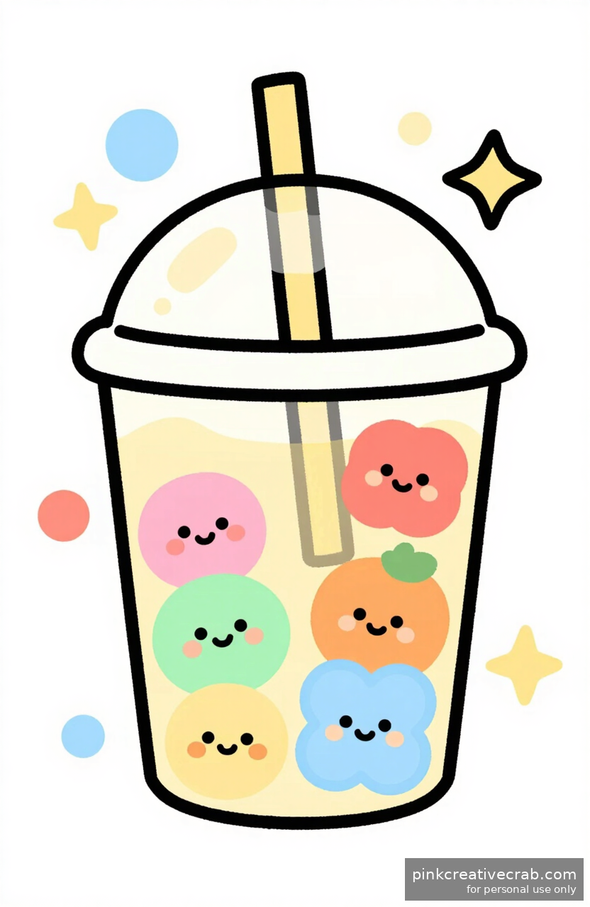 Bubbly Soda Cup Doodle