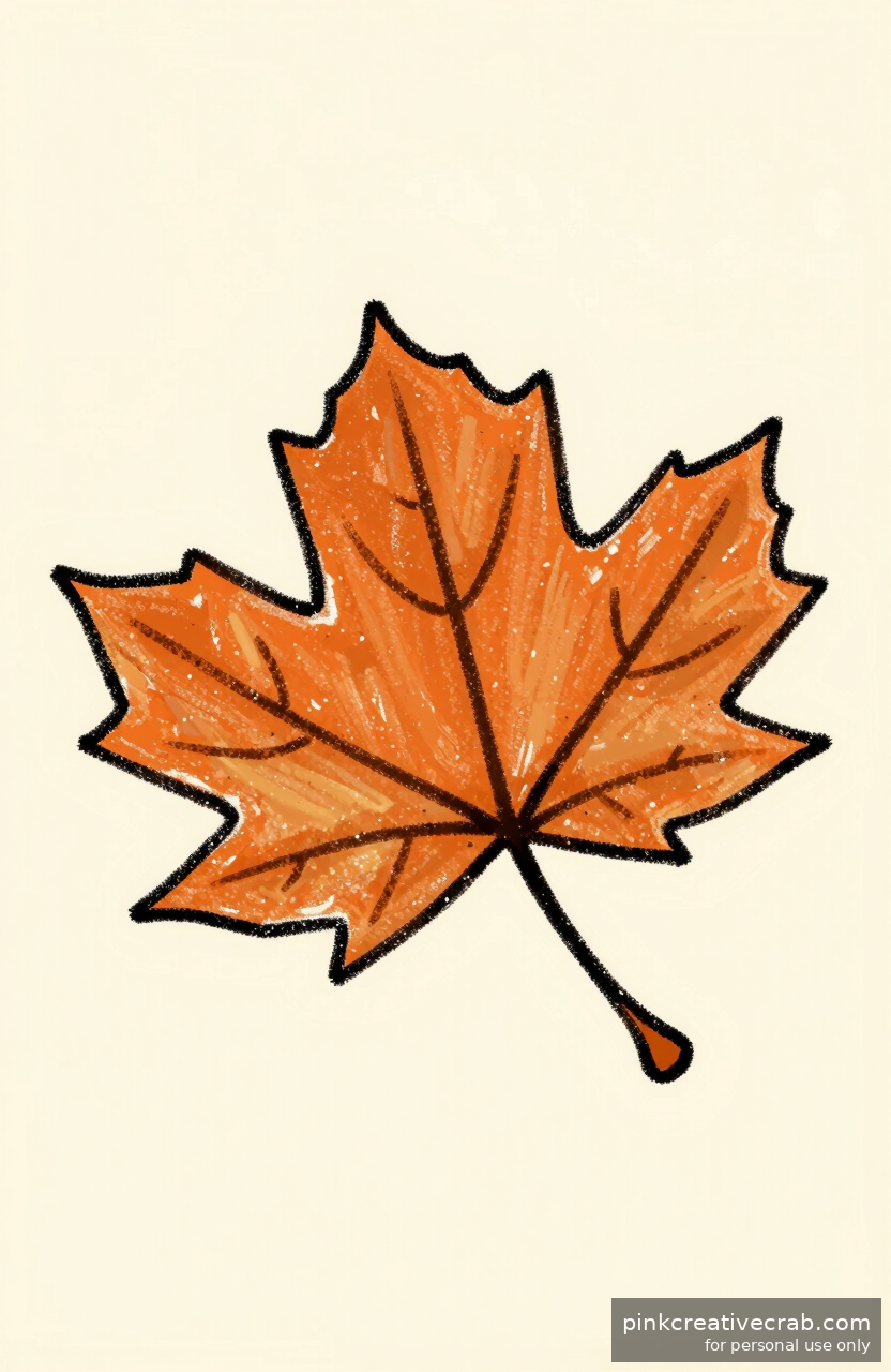 Falling Maple Leaf