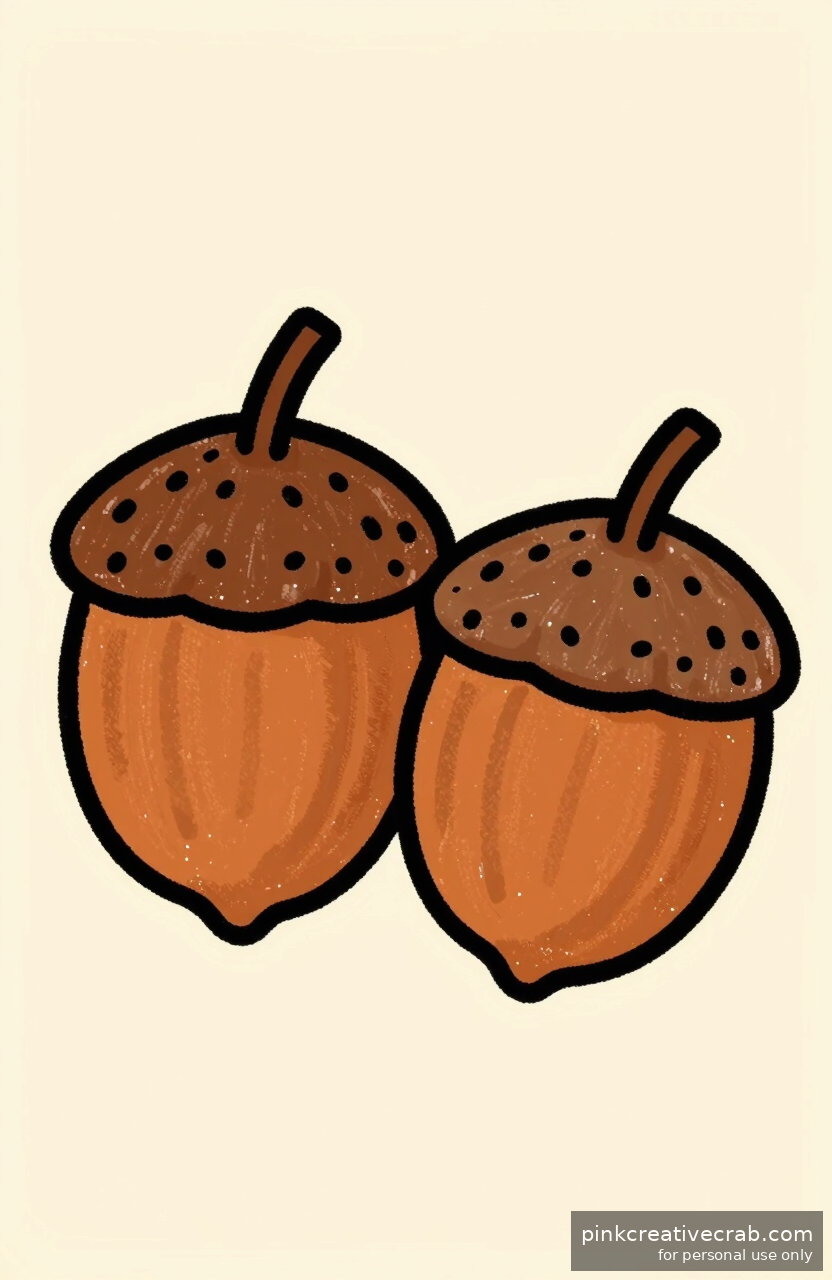 Tiny Acorn and Cap
