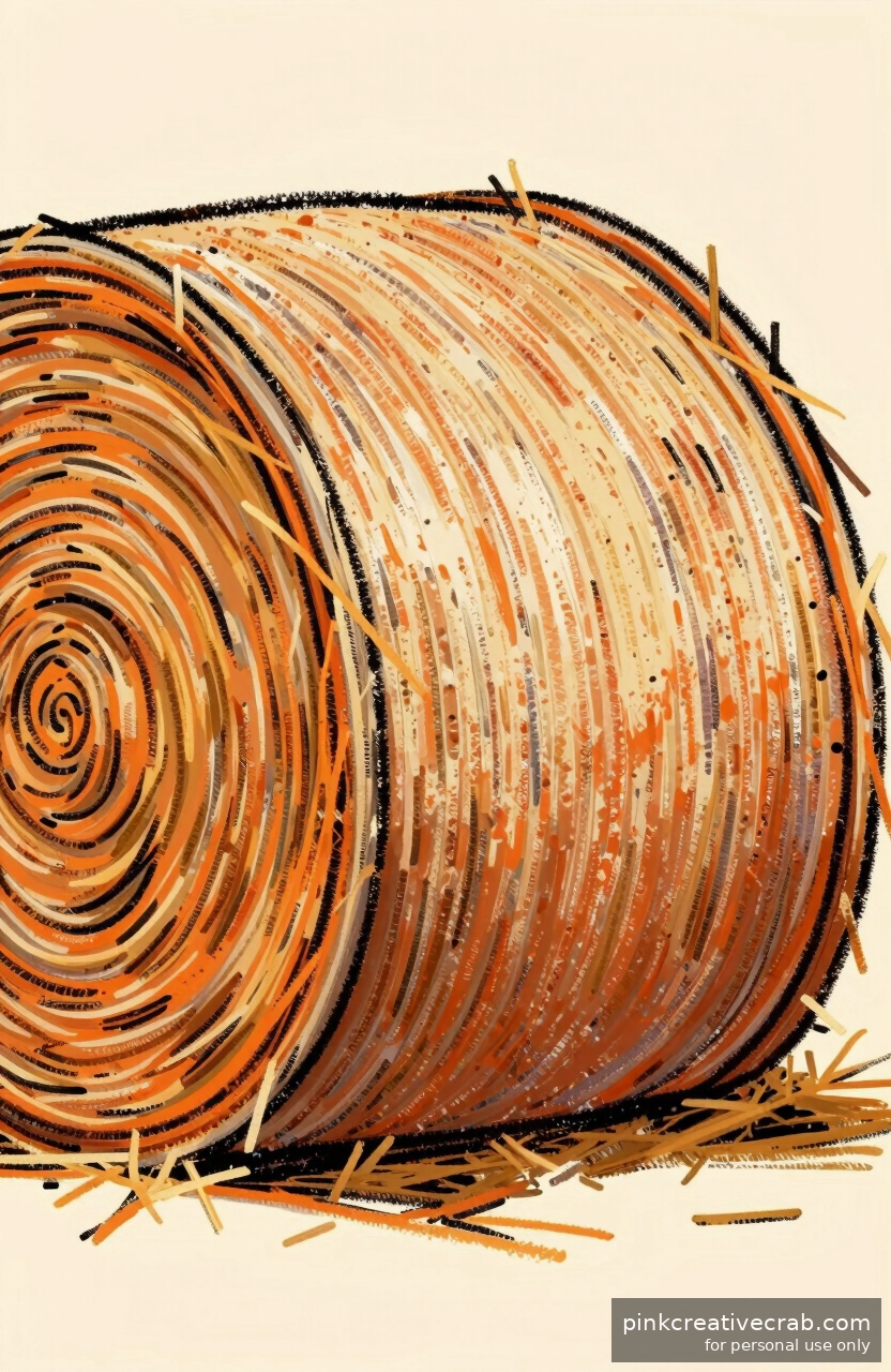 Rustic Hay Bale