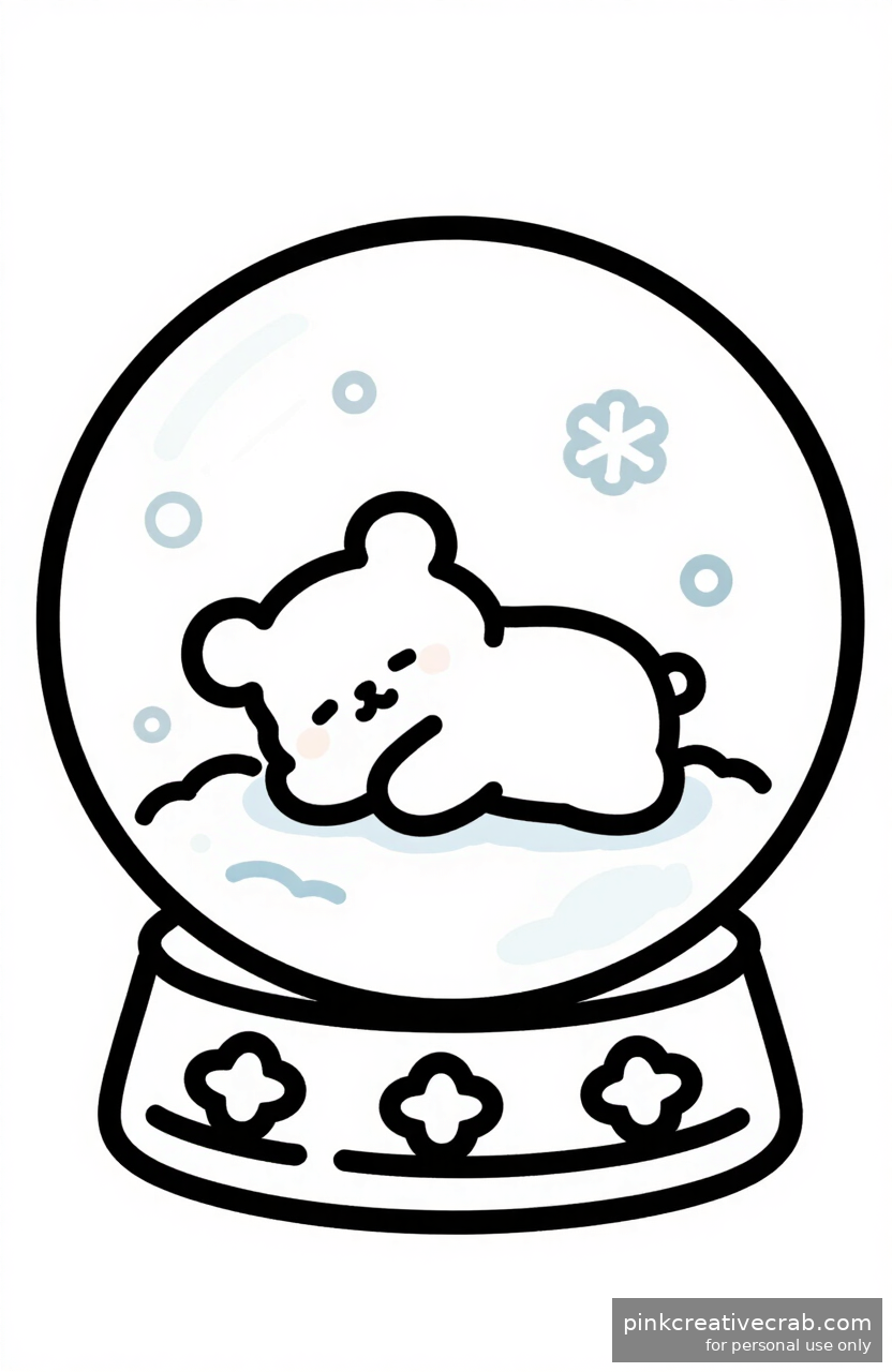 Sleepy Snow Globe