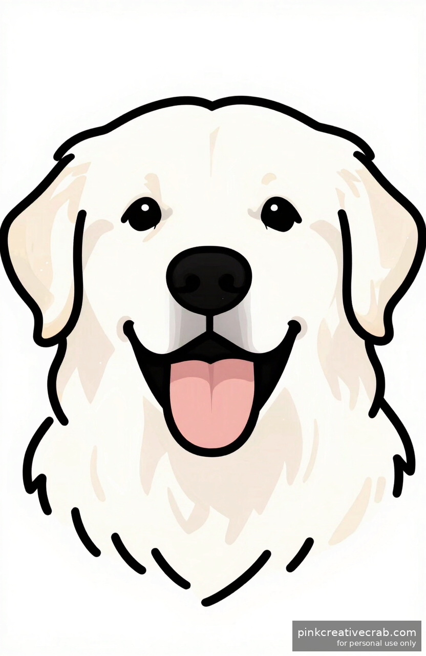 Golden Retriever Smiling Face