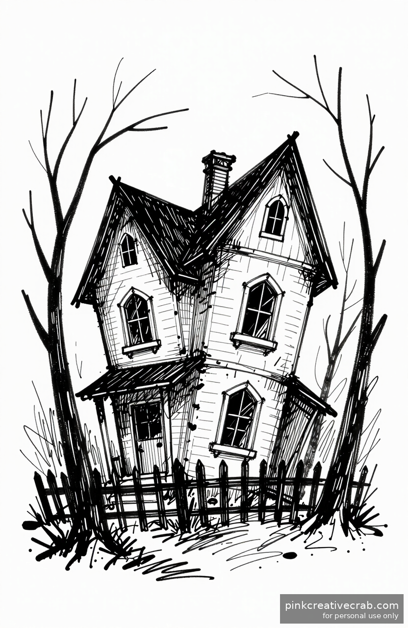 Crooked Haunted House
