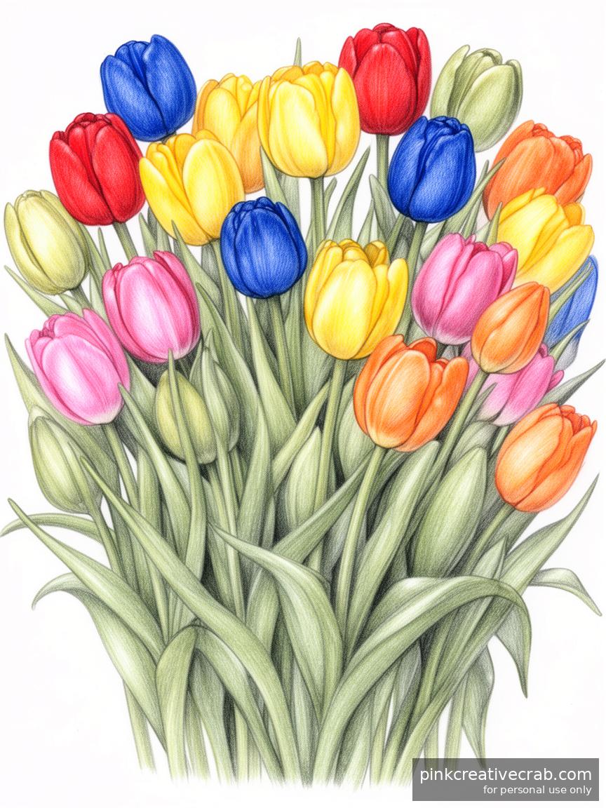 Cheerful Tulip Bouquet