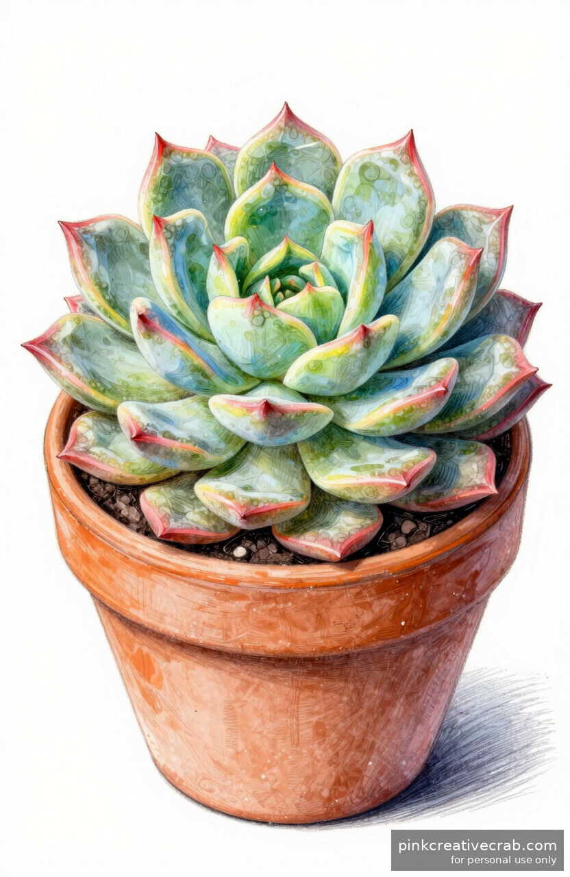 Little Potted Succulent