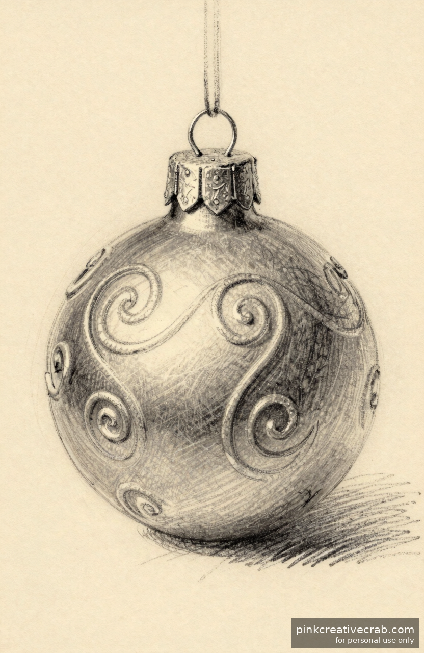 Vintage Christmas Ornament Ball