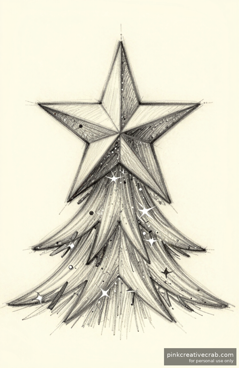 Christmas Star Tree Topper