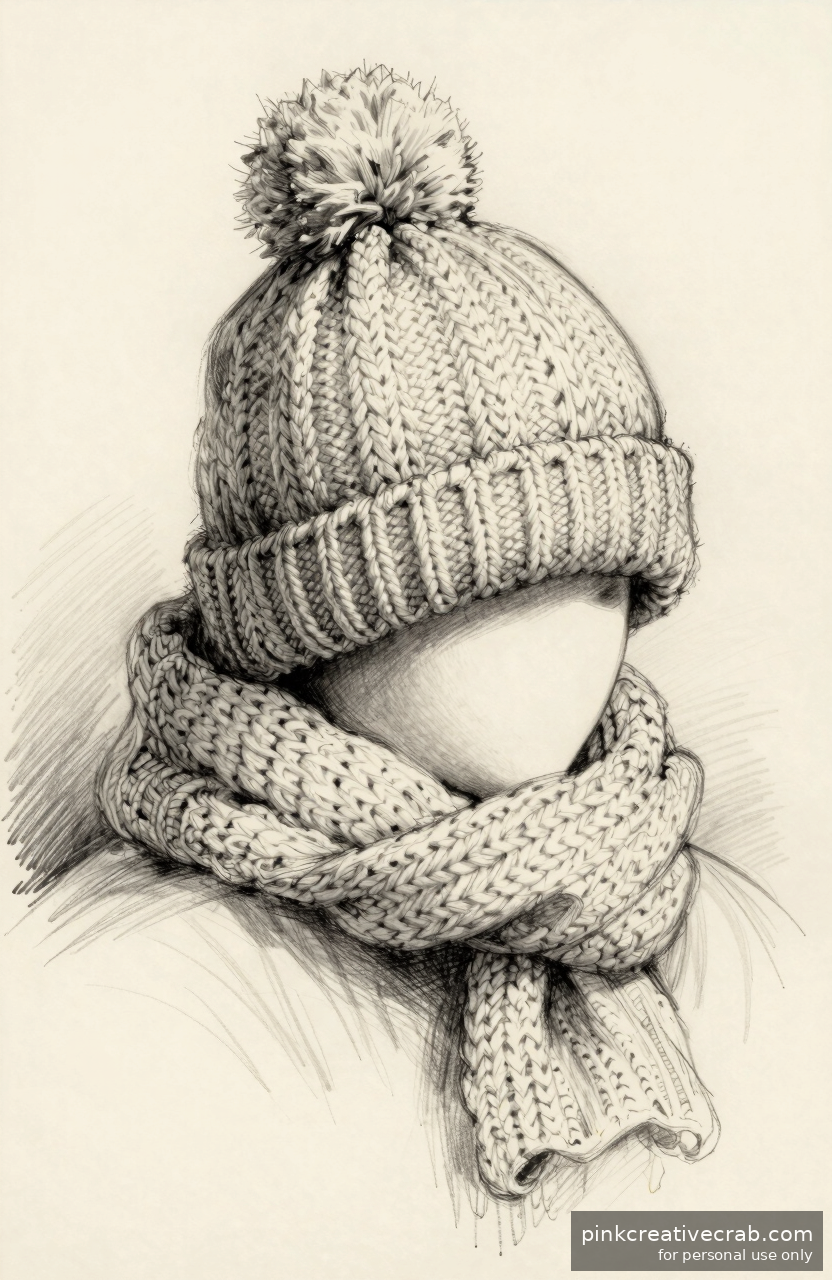 Cozy Knitted Scarf and Hat