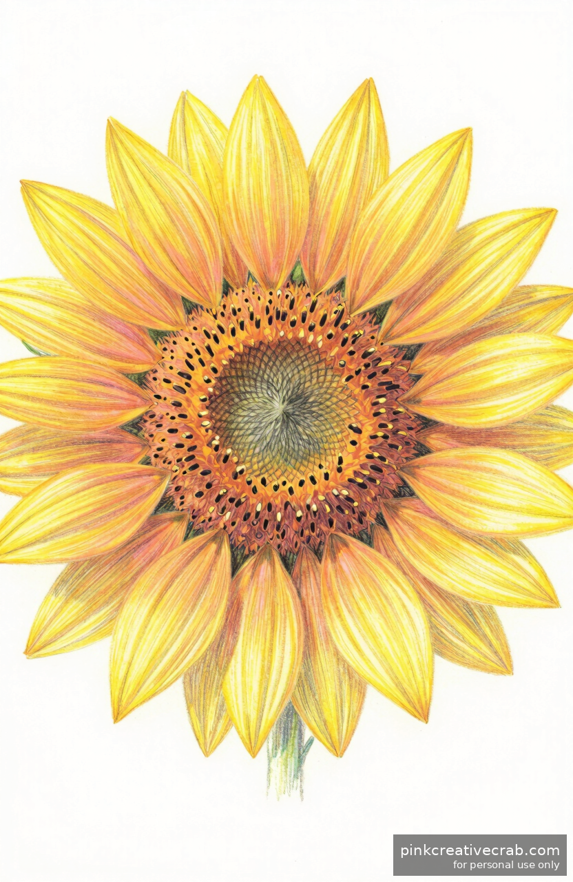 Cheerful Yellow Sunflower
