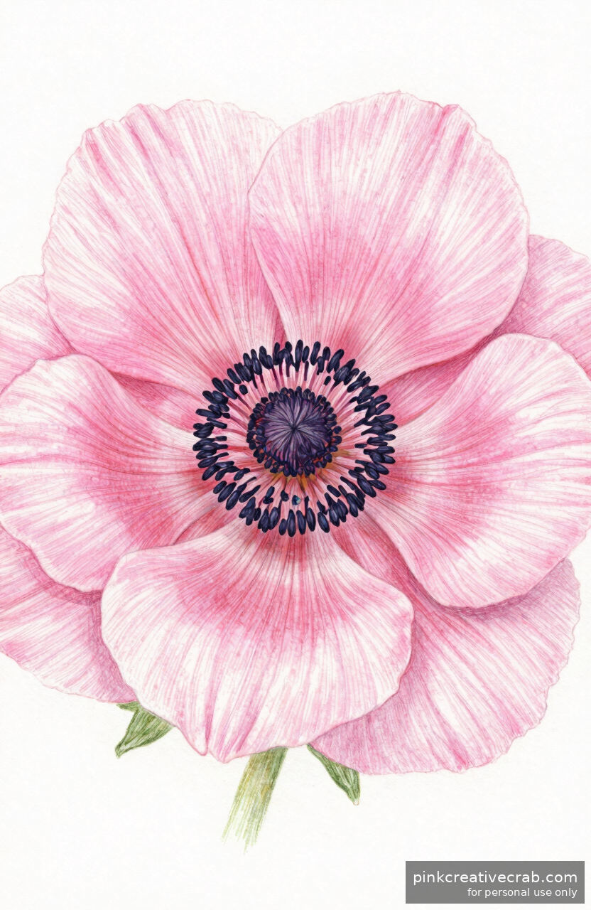 Dusty Pink Anemone