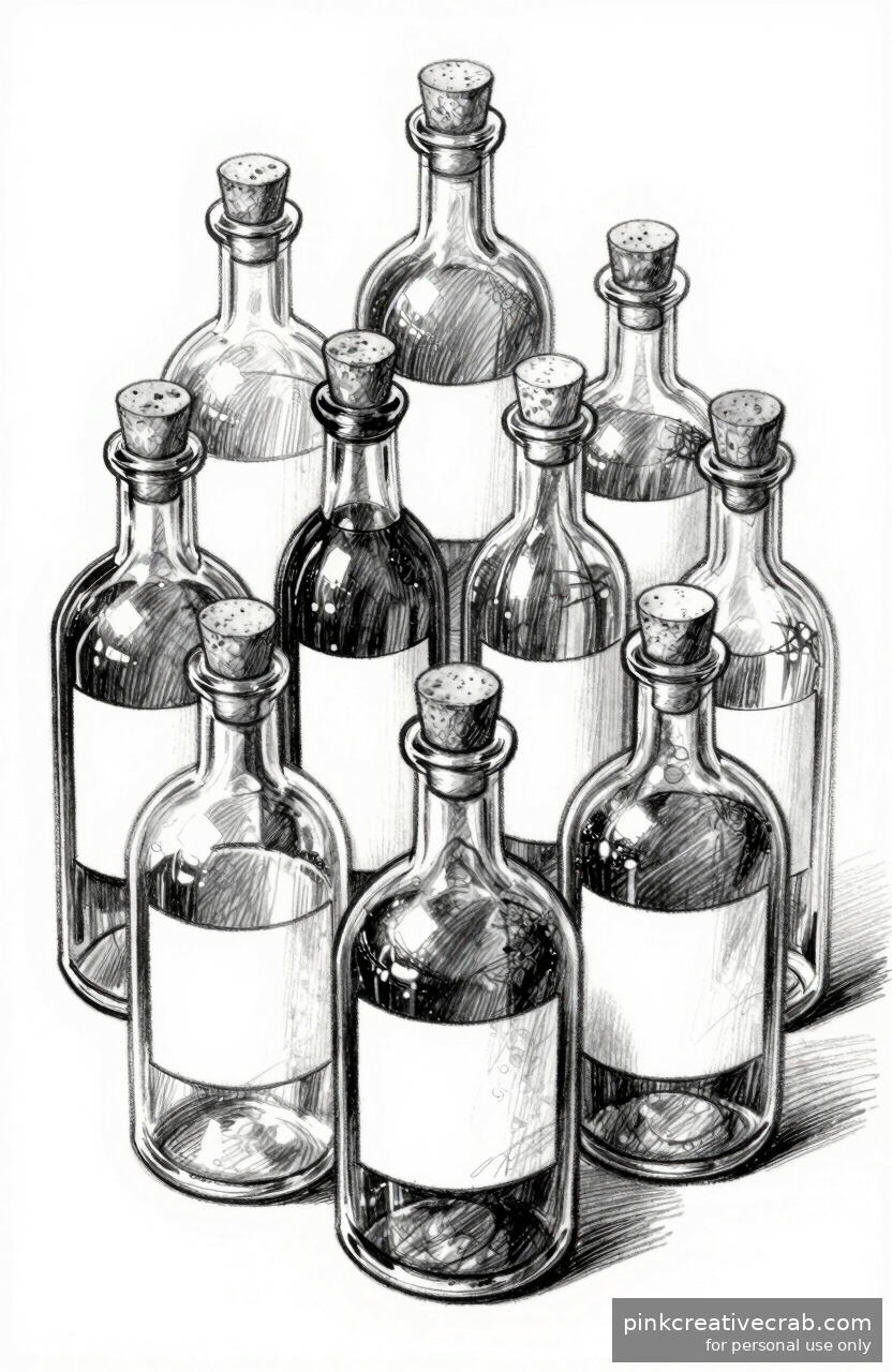 Potion Bottles and Corks
