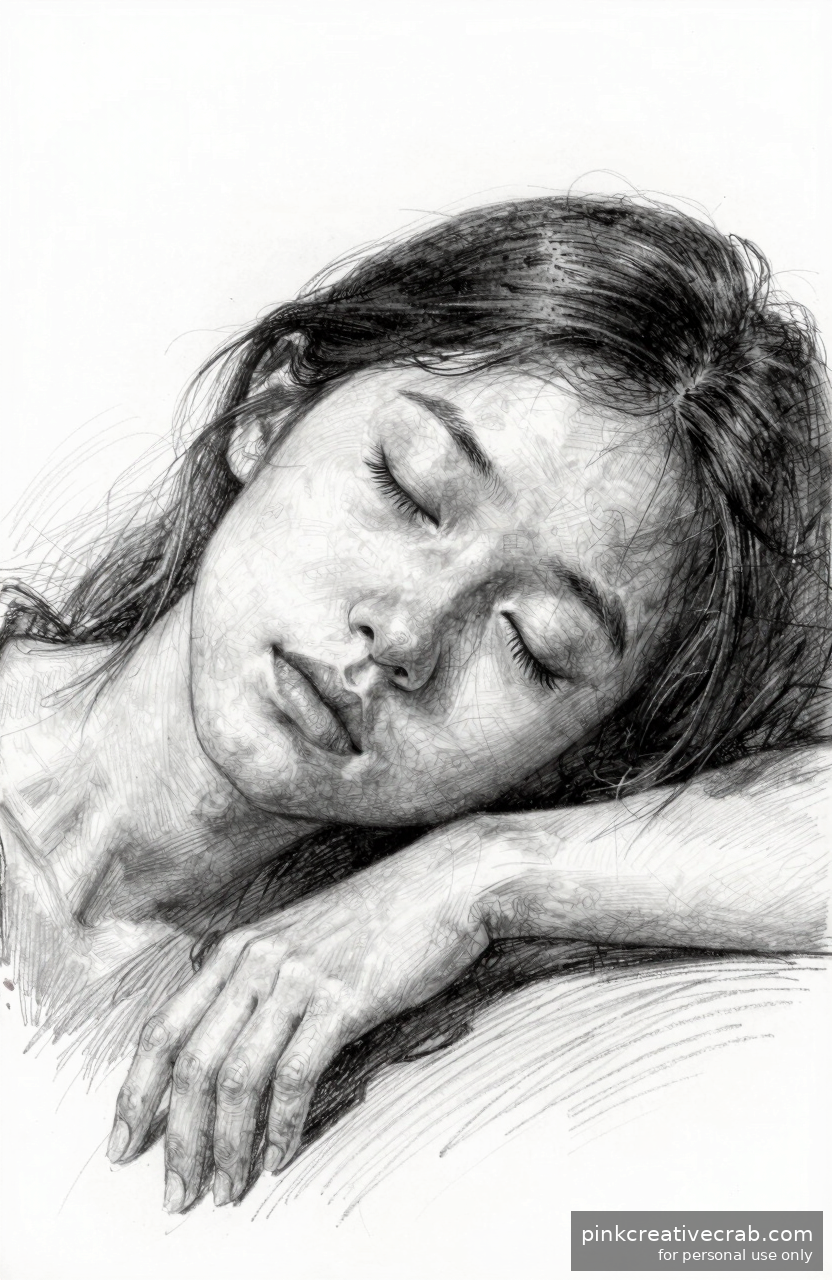 Peaceful Sleeping Portrait