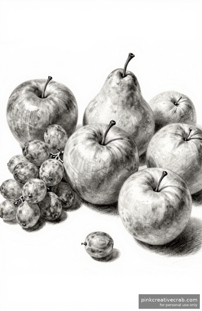 Assorted Fruits Pencil Arrangement