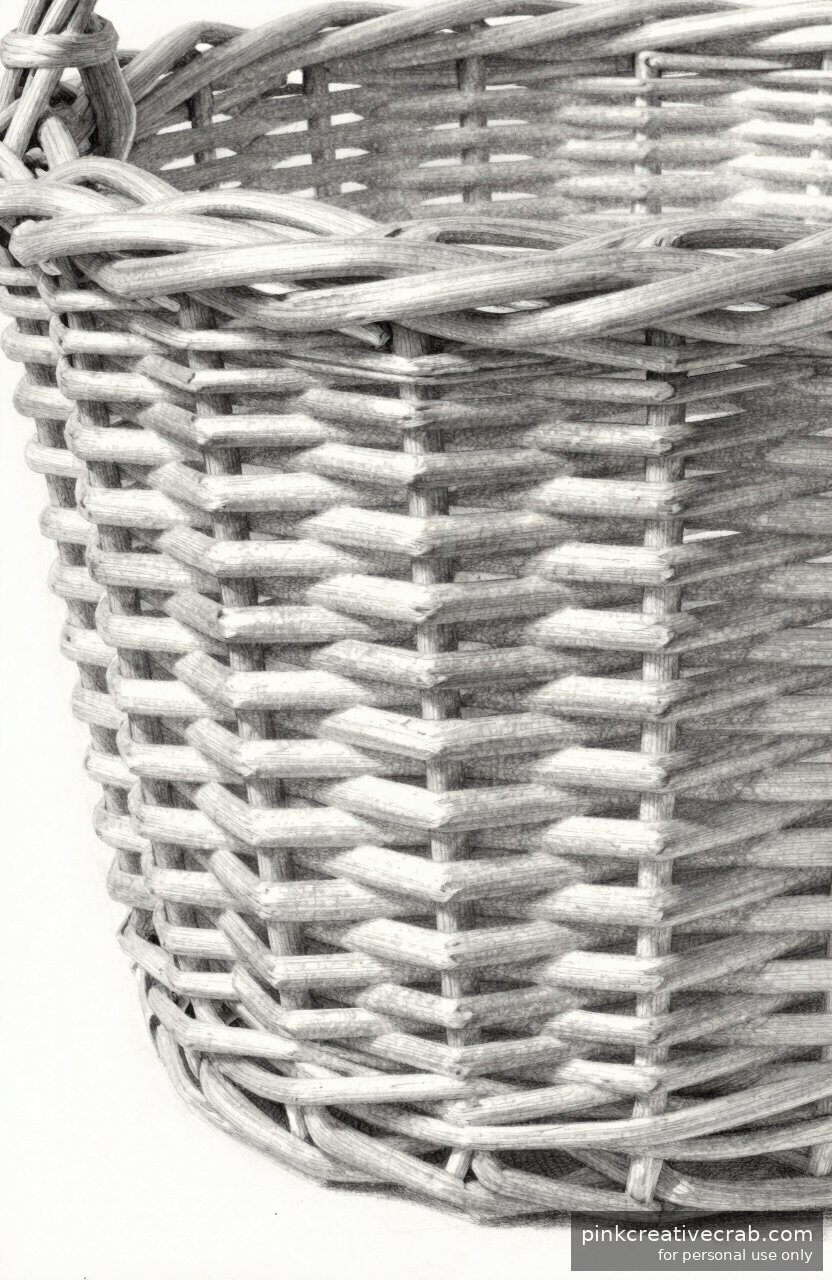 Woven Basket Texture Study