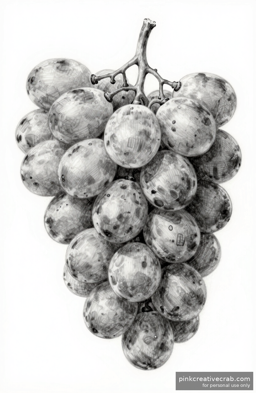 Plump Bunch of Grapes