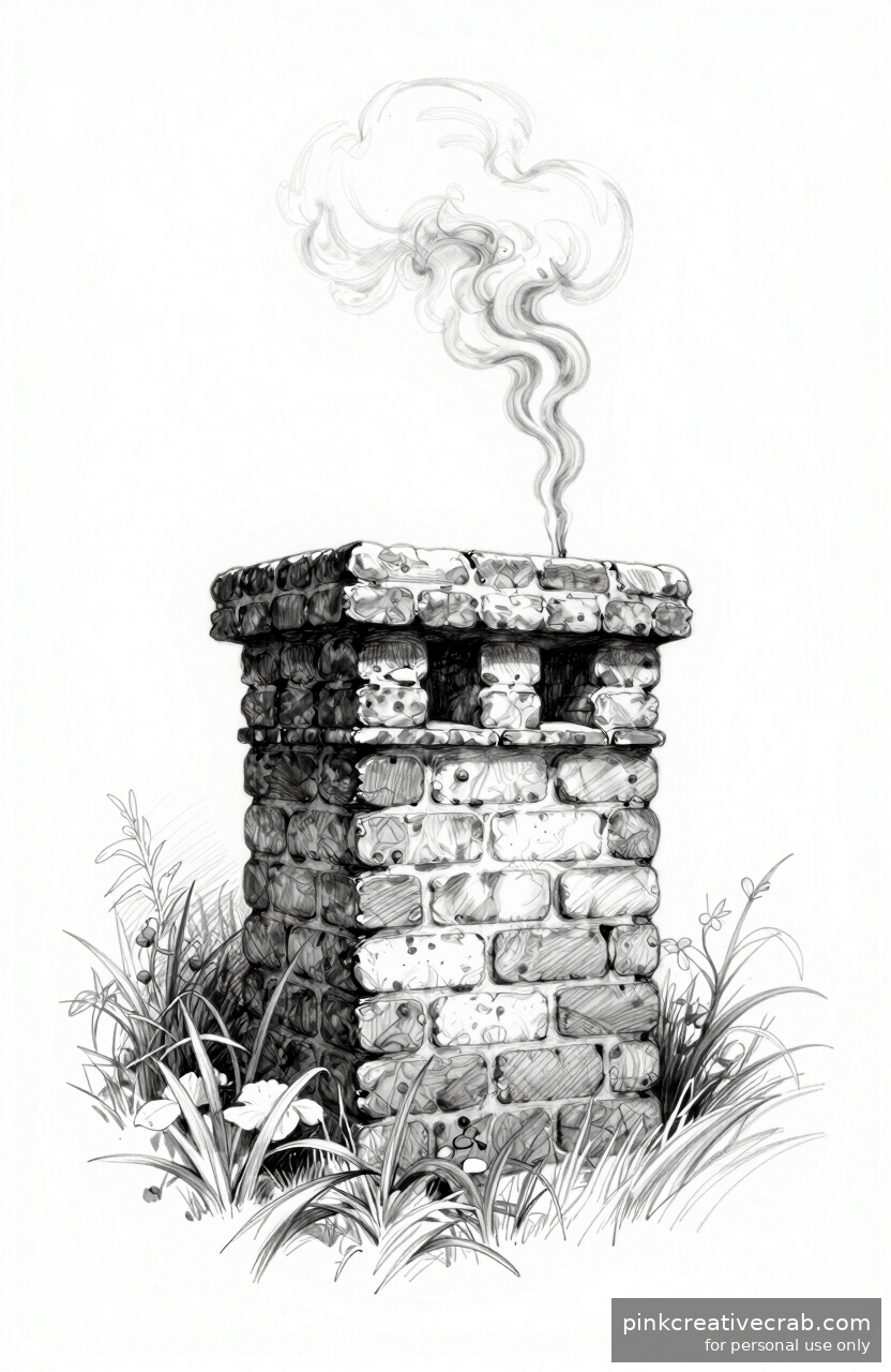 Smoke Rising From Chimney