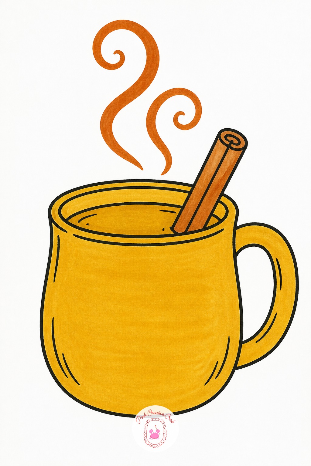 Cozy Mug Of Cider — Keep the mug's height and width close to equal, a mug drawn taller than it is wide ends up looking like a vase instead. Thanksgiving doodles