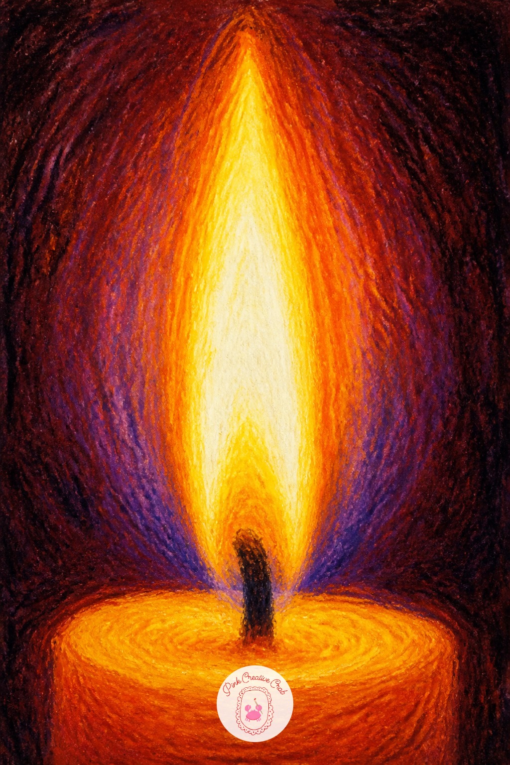 Candle Flame Close Up — Put the light source inside the flame itself, not somewhere off to the side, since a candle lights itself and casts a warm glow outward