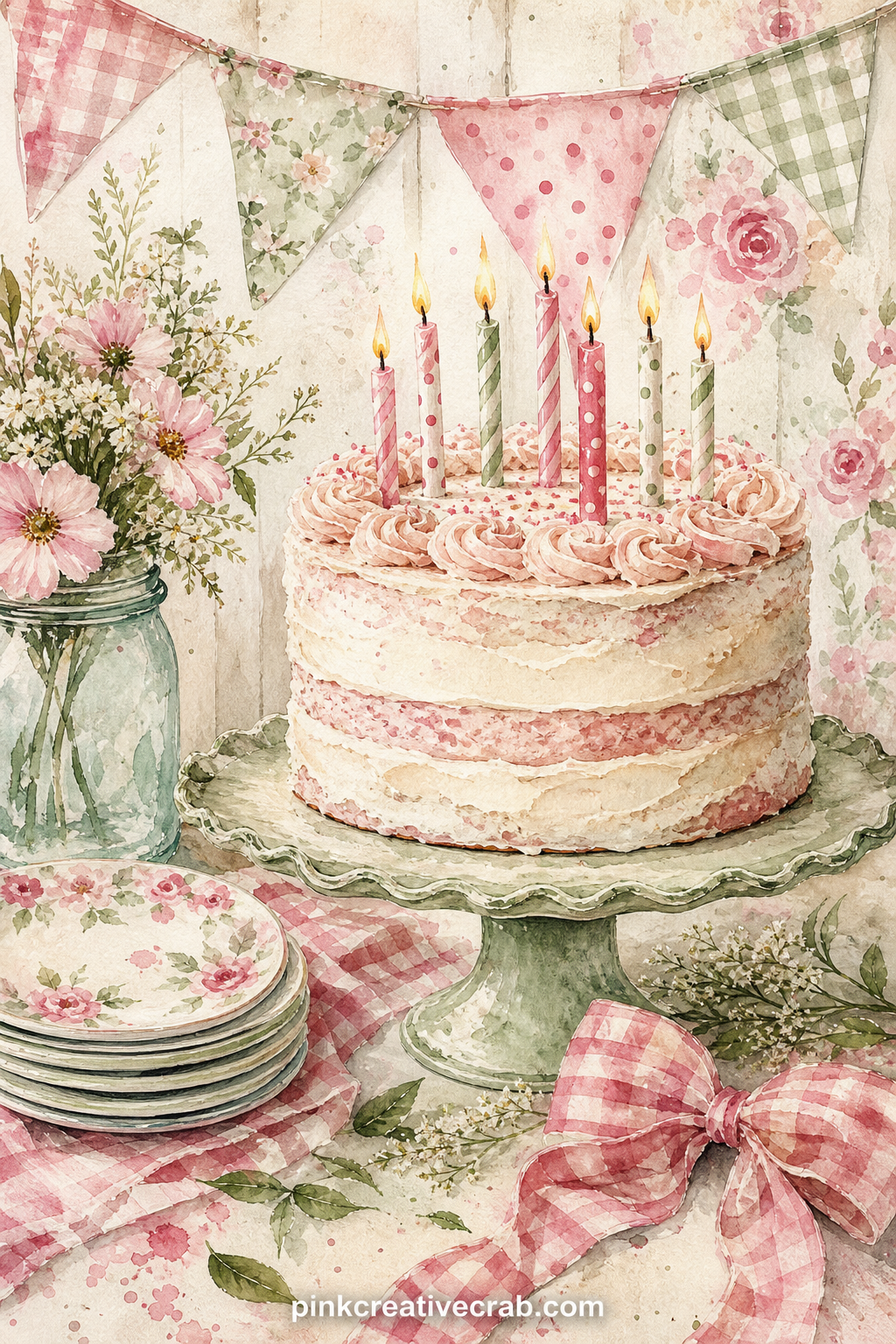 Birthday Cake Celebration Page printable page — This page suits a gift journal made for a grandchild, since birthday cake memories tend to carry the clearest