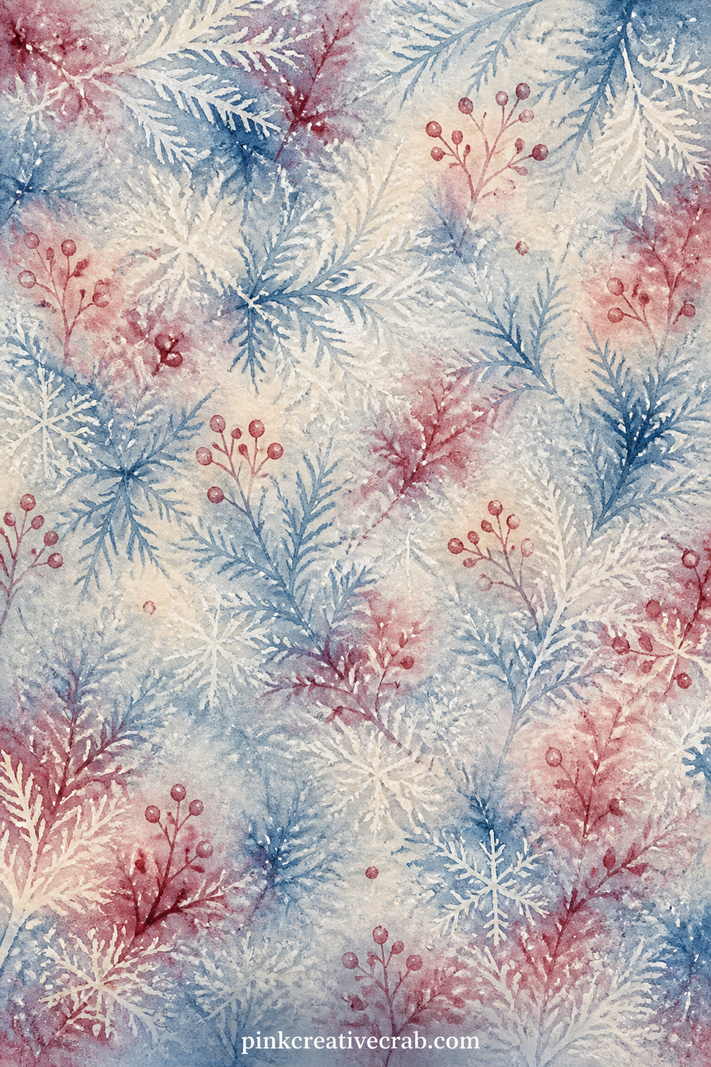 Frosted Glass Texture Background printable page — A soft all-over texture mimics frost crystals spreading across glass, fitting behind a window-themed photo