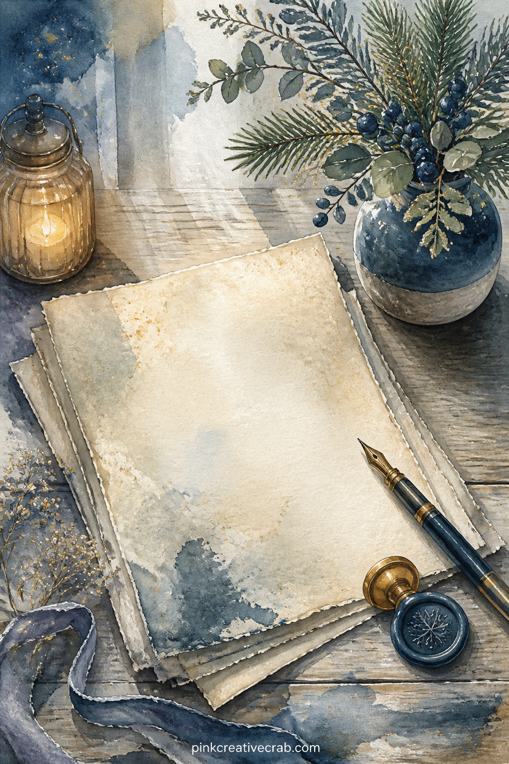 Letter To The Year Ahead printable page — What to write here: an open letter addressed to the year itself, naming one hope, one worry, and one thing you refuse