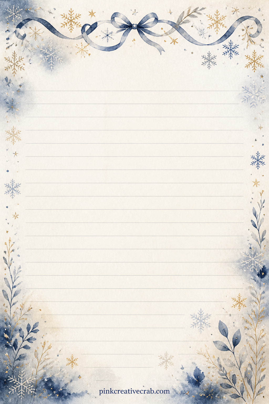 First Page Of The Year Lined Page printable page — Save this as the very first lined page in the whole journal: the date, the weather outside, and one honest