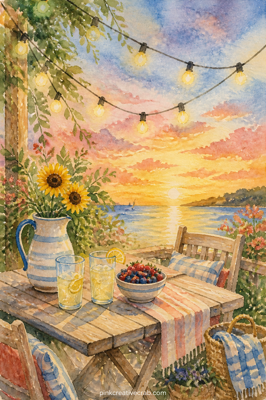 34 Free Summer Junk Journal Pages With Lemonade Stands, Picnics and Lazy Afternoons