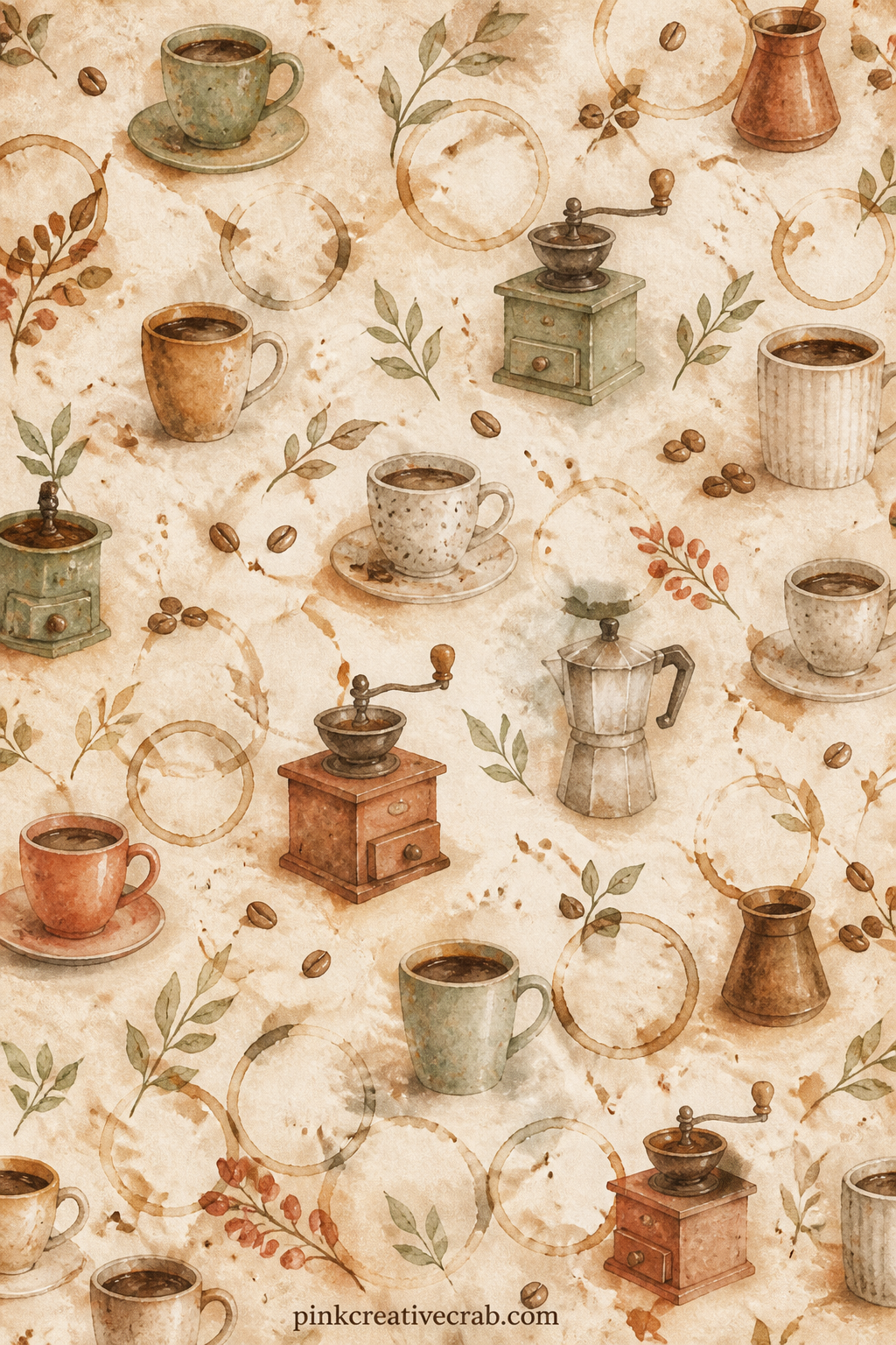 Vintage Paper Texture Background printable page — Plain and quiet, this aged paper texture works well as a backing behind a busy scene page, a cover sheet, or