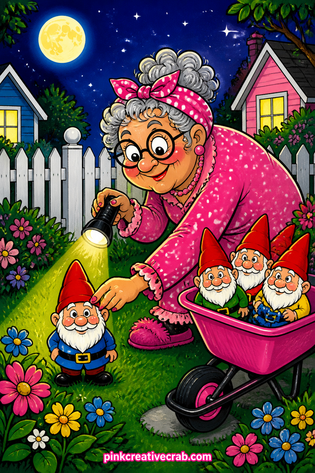 Garden Gnome Prank printable page — Who is this page for in a gift journal: the grandmother famous for harmless pranks, the one who rearranges garden gnomes or