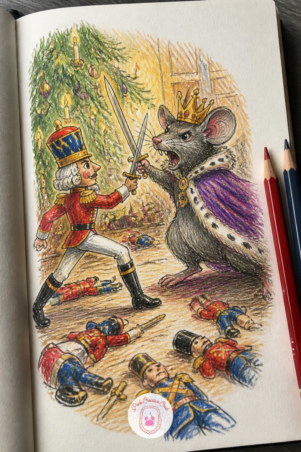 32 Sketchbook Drawings of Old Fairy Tales Retold Scene by Scene