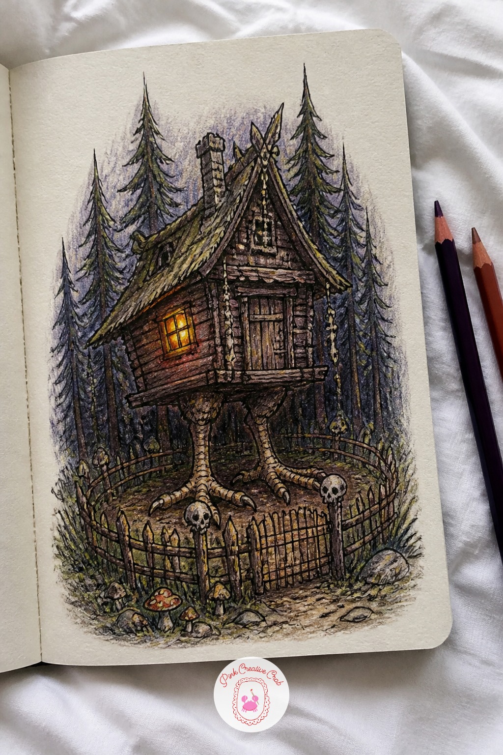 Baba Yaga's Hut on Chicken Legs — Baba Yaga's hut on chicken legs deep in the forest is one of the strangest and most fun images in all the old tales, so do