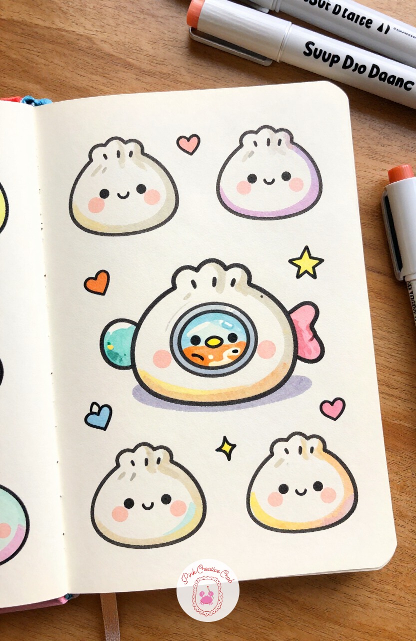 Soup Dumpling Submarine Expedition — Soup Dumpling Submarine Expedition pushes the soup theme from earlier in a new direction, swapping the bath for a full