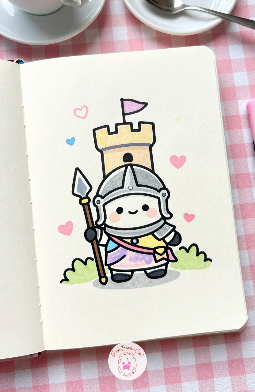 Rice Cracker Knight Guarding a Castle — Rice Cracker Knight Guarding a Castle is a nice late addition since it brings in a tiny setting instead of a single