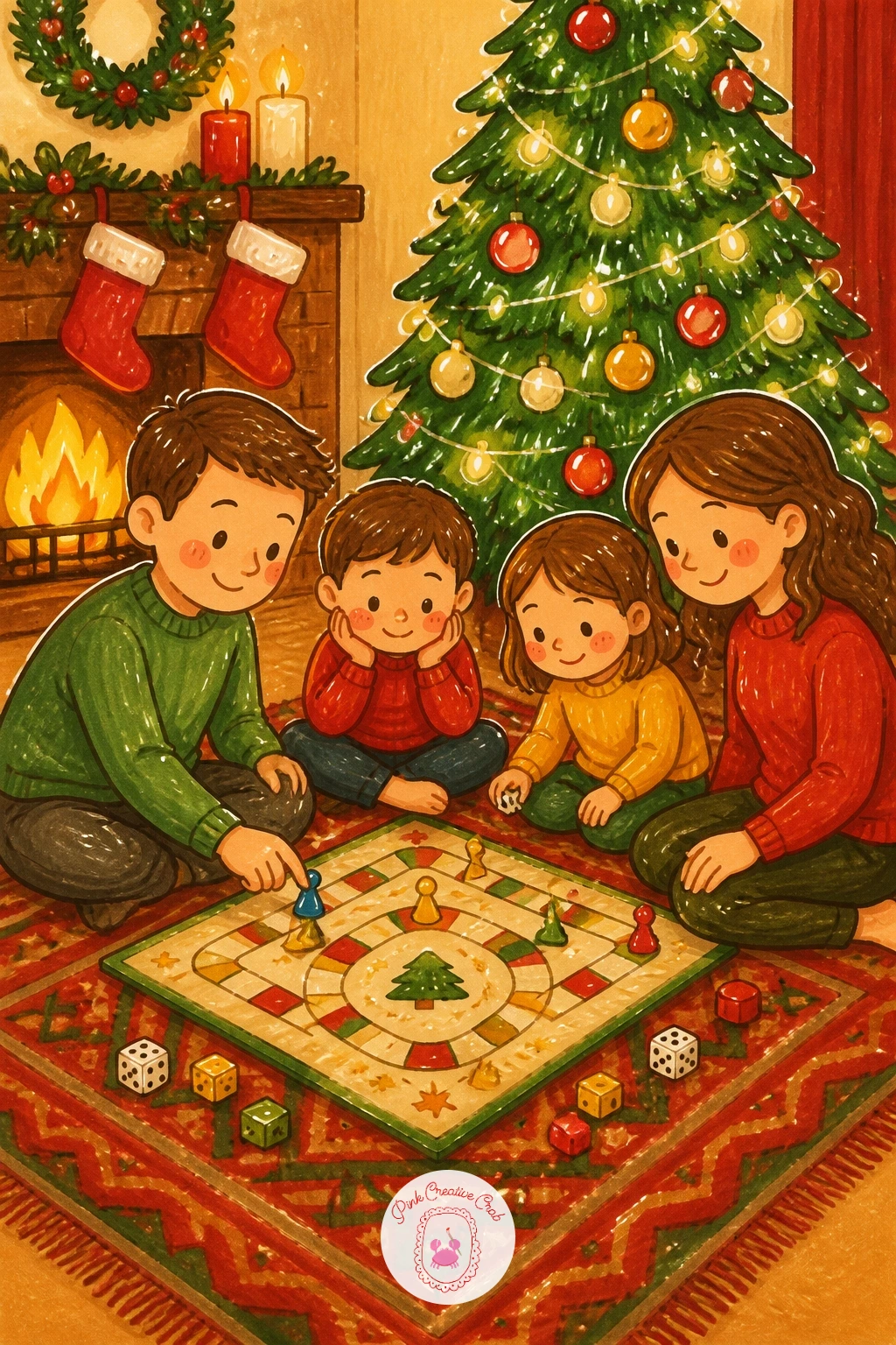 The Board Game Spread On The Living Room Floor — Move the whole family onto the floor now for the evening's board game, boxes and pieces spread out across a